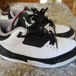 Jordan Fire Red 3 Custom Power Ranger White Ranger